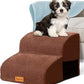 Topmart High Density Foam Pet Steps 2 Tiers,11.8" High,Non-Slip Dog Stairs & Ramp,Soft Foam Dog Ladder,Best for Injured,Older Cats,Pets with Joint Pain,Suitable for Low Sofas,Stairs,Lower Place