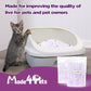 Made4Pets Cat Litter Crystals Kitty Litter Odor Control Crystal Litter Non Clumping No scooping Low Dust, Low Tracking, Lightweight, Dehydrates Waste,Lavender– 19.8 lbs (6 x 3.3 lb Packs)
