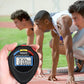 6 Pack Multi-Function Electronic Digital Sport Stopwatch Timer, Large Display with Date Time and Alarm Function,Suitable for Sports Coaches Fitness Coaches and Referees（Black）