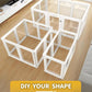 Dog Playpen, Clear Acrylic Plastic Puppy Playpen Indoor, Pet Pen for Puppy Cat Bunny, Transparent Easy Assemble Foldable Whelping Box for Dogs, Puppy Playpen with Gate (23.6" Height, 10PCS)
