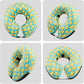 CuteBone Inflatable Dog Donut Collar with Removable Soft Fleece Covers for Small/Medium/Large Dogs and Cats After Surgery GWB04M