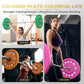 2 Inch Bumper Plates，10-500lbs，Barbell Rubber Olympic Weight Plates Set for Home Gym, Strength Training & Weight Lifting, Multiple Options Colors