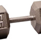 Body-Solid Cast Iron Hexagon Dumbbell, Hand Weights For Men and Women, Weight Dumbbells for Strength Training, Body Building Home Gym Training Gear