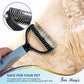 Large Deshedding Tool & Dematting Comb – Grooming Brushes for Dogs, Cats, Horses – Reduce Shedding and Remove Knots, Mats and Loose Undercoat