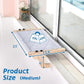 Easy Seat Cat Perch for Window Sill - Hammock Design w/Pine Wood & Robust Metal Frame - Cat Window Seat for Large Cats and Kittens (Natural Color Wood w/Gray Bed, Medium (23''W x 14''D))