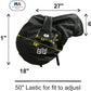 Majestic Ally Nylon Waterproof Fleece Lined Ride On English Saddle Cover-Multiple Color (Purple)