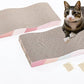 Cat Scratching Board cat Scratcher Cat Scratch Pad Cardboard cat scratchers for Indoor Cats Reversible Large Wide Corrugated with Catnip(2pcs)