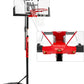 Basketball Hoop 4.7-10ft Adjustable Portable Basketball Goals System with 44-48 Inch Patented Angle Adjustable Backboard, for Kids Youth and Adults Outdoor Indoor Use