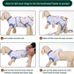Kuoser Recovery Suit for Dogs Cats After Surgery, Professional Pet Recovery Shirt Dog Abdominal Wounds Bandages, Substitute E-Collar & Cone,Prevent Licking Dog Onesies Pet Surgery Recovery Suit