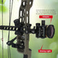 Archery 5-Pin Bow Sight - 0.019" Fiber, Brass Pin, Aluminum Machined - Right and Left Handed, with Hi-Vis Level for Archery, Hunting, Shooting