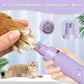Dog Grooming Clippers Kit-Electric Rechargeable Cat Trimmer Tools-Cordless Quiet Pet Nail Paw Grinder-4 in 1 Multifunctional Low Noise Shaver-Razor for feet Face Ears Toenail Eye