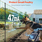 VEVOR Electric Fence Netting, 50" H x 164' L, Livestock Net Fencing with Posts & Stakes, Portable Mesh Nets for Goats, Sheep, Deer, Hogs, Dogs, Electric Fencing for Backyards, Gardens, Farms, Ranches