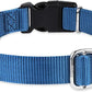 Hyhug Small Dog Collar Quick-Release Blue| Heavy-Duty Nylon Puppy Collar, Adjustable & Durable Pet Supplies for Boy & Girl Dogs (Small, Classic Blue)