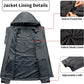 Mens Lightweight Waterproof Jacket Windproof Rain Hooded jackets for Running Hiking Cycling Travel M-7XL