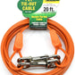 Tie-Out Cables for Dogs: Strong, Safe, and Durable Dog Tie-Outs for Every Breed: 125 lb / 20 ft