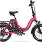DriftGod Folding Electric Bike for Adults – 1000W Motor, 20"x3" Fat Tire, 48V Removable Battery, All-Terrain E-Bike with 7-Speed, Front Suspension – Powerful Foldable Ebike for Commuter