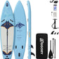 Inflatable Paddle Board,Stand Up Paddle Board Set, Extra Wide SUP Board with Removable Fin, Floating Paddle, Hand Pump, Waterproof Phone Pouch,Traveling Board