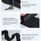 WATERFLY Running Belt Fanny Pack: Slim Waist Bag for Men Women, Workout Fitness Phone Holder for Exercise Marathon Jogging-Black
