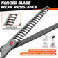 JASON 7.5" Dog Grooming Scissor - Professional Thinning Chunker Shear with 18 Teeth Japanese Stainless Steel Hair Scissors for Dogs, Cats and Other Pets (Chunker, Black)