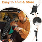 Wedyvko Travel Portable Dog Stroller, Pet Stroller for Small Puppy Dogs & Cats, Up to 33 lbs, Black