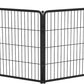 FXW Homeplus Unleashed Indoor Dog Playpen - Stress-Free and Safe Play, Heavy Duty 32 Inch 4 Wire Panels Dog Pen for Small and Medium Dogs, Black│Patented