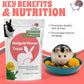 Snout and Shell Marigold Flower Treat for Small Pets – Organic, Healthy Digestive Support – Fun Foraging Snack for Rabbits, Guinea Pigs, Chinchillas, and More – 0.5 oz / 14g