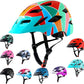 Kids Bike Helmet,Bavilk Kids Boys Girls Bike Helmets with LED Light Detachable Visor Children Youth Teen Multi-Sport for Skating Cycling Scooter Skateboard Adjustable & Lightweight 19.7"-22.4"