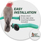 Safety Pumice Perch - Trims Nails and Beak - Promotes Healthy Feet - Safe Non-Toxic Bird Supplies for Bird Cages - Small 8"