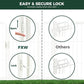FXW Rollick Unleashed Dog Playpen for Indoor, Yard, RV Camping, 24 inch 16 Panels for Small and Puppy Dogs, White│Patented