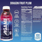 A-GAME Sports Drink, Dragon Fruit Plum, The Ultimate Hydration Sports Beverage for Athletes, 8 Essential Vitamins including B, C, & E plus Natural Sea Salt Electrolytes, All Natural Flavors & Sweeteners, Gluten Free, 16.9 Fl Oz (Pack of 12)