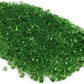 Lustering Decorative Round Glass Beads,Glass Marbles,Glass Pebbles,Glass Gems Beads for Fire Pit Crafts Resin Art,Vase Filler, Fish Tank, Aquarium Garden Decoration,3-6mm,1-Pound (Light Green)