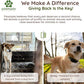 Pawtria Certified Home Compostable Dog Poop Bags (120) + Paper Dispenser, Biodegradable Poop Bags, Cat Litter, Vegetable Starches, Leak proof Dog Waste Bags, Easy to Open, Extra Thick
