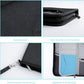 Real Leather Wallet RFID Family Passport Holder Waterproof Travel Essentials (All Black)