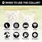 4 Pcs Cat Calming Collar Adjustable Lavender Scent Relaxing Cat Collar with 2 Pendant for Puppies Reduce Stress Aggression Anxious, up to 15 Inches(Black)