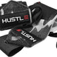 Hustle Athletics Wrist Wraps for Weightlifting – Max Wrist Support for Safe & Heavy Lifts, USPA Approved 18" & 12" Lengths, Thumb Loop Gym Straps for Powerlifting & Weight Lifting for Men and Women