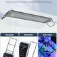 Pawfly 11W Aquarium LED Light for 12 to 18 Inch Fish Tanks Extendable Fish Tank Light with Full Spectrum Brilliant White Blue Red Lights with Daytime & Night Modes and Adjustable Brightness