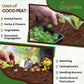 4 Pack Premium Coco Coir Brick for Plants | 100% Organic Compressed Coconut Coir Bricks Starting Mix, Coco Coir Fiber Coconut Husk for Planting, Gardening, Potting Soil Substrate, Herbs, 1.4 LB/Brick