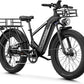 LEONX M2 Pro Electric Bike,1800W Motor Electric Bike for Adults, 26'' x 4.0'' Fat Tire Ebike with 48V 17.5AH Battery, 36MPH 85Miles Long Range Electric Mountain Bike, Up to 110 Nm