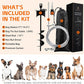 Snagle Paw Dog Tie Out Cable & Stake with Lock Cap - 30ft Heavy Duty Rust Proof Cable, 360° Swivel Dog Yard Leash & Stake Up to 220 lbs - Ground Anchor for Yard, Beach, Camping & Outdoor Use