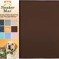 Neater Pet Brands Neater Mat Pet Mats for Food and Water, Cat & Dog Bowl Mat Waterproof Silicone, Feeding Tray, Dog Food Mats for Floors, Placemat w/Raised Edge for Under Bowls, 24" x 16", Brown