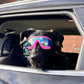 Dog Sunglasses for Large and Medium Breed, Dog Goggles for Large Dogs, Sun Protection, Windproof, Waterproof, Dustproof and Anti-Fog with Adjustable Strap for Driving, Motorcycle (Pink)