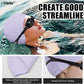 Tripsky Silicone Swim Cap,Comfortable Bathing Cap Ideal for Curly Short Medium Long Hair, Swimming Cap for Women and Men, Shower Caps Keep Hairstyle Unchanged…