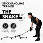 The Snake Trainer - Lightweight Stickhandling Training Tool - Hockey Training Equipment for Puck Control, Reaction Time and Coordination - Portable, Durable and Adjustable