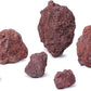 LANDEN Red Lava Stones (16lbs,3~10inch,11pcs) Aquarium Rock for Aquascaping Terrariums, Paludariums,Vivariums, Reptile and Amphibian Enclosures, Fish Tank Decoration Landscape Stone