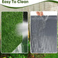 Dog Grass Pad with Tray: 2 Pack Grass Pee Pads for Dogs Potty for Puppy Training, 22"x18" Artificial Turf for Dogs with Collection Tray for Indoor /Outdoor /Patio /Balcony, Grey