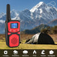 WokTok Adult Walkie Talkies Long Range Rechargeable Portable Two-Way Walkie Talkie, Camping Gear, SOS Sirens, NOAA Weather Alarms, Kid's Toys, Easy-to-Use Rechargeable Walkie Talkies,4 Packs