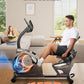 Niceday Recumbent Exercise Bike, Recumbent Bike for Home, Recumbent Stationary Bike 400LBS Weight Capacity, Magnetic Recumbent Bike with Smart APP, LCD Monitor, Heart Rate Handle
