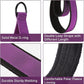 TOBWOLF Pilates Straps - Double Loop D-Ring Straps for Reformer, Padded, Home Gym Workout