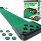 CHAMPKEY Golf Putting Green Indoor - Advanced Guides Golf Putting Mat - Enhance Putting Accuracy and Challenge
