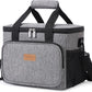 Lifewit Large Lunch Bag Insulated Lunch Box Soft Cooler Cooling Tote for Adult Men Women, Gray 24-Can (15L)